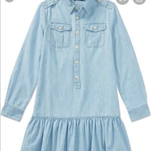 Polo Ralph Lauren Girls jean dress. Size 8